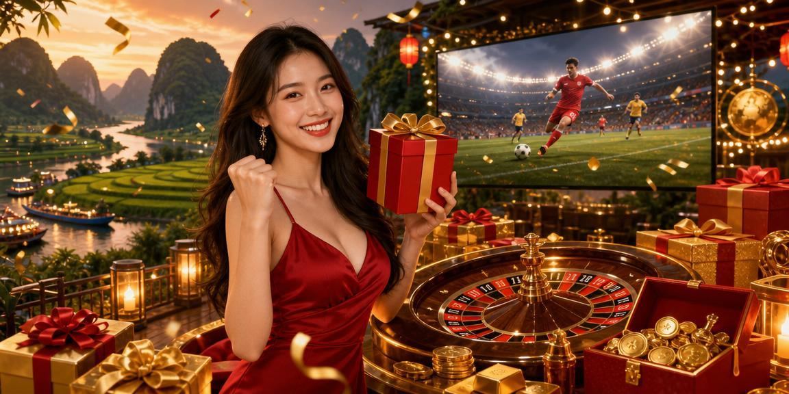 Người chơi trải nghiệm roulette trực tuyến tại không gian thiên nhiên Ninh Bình